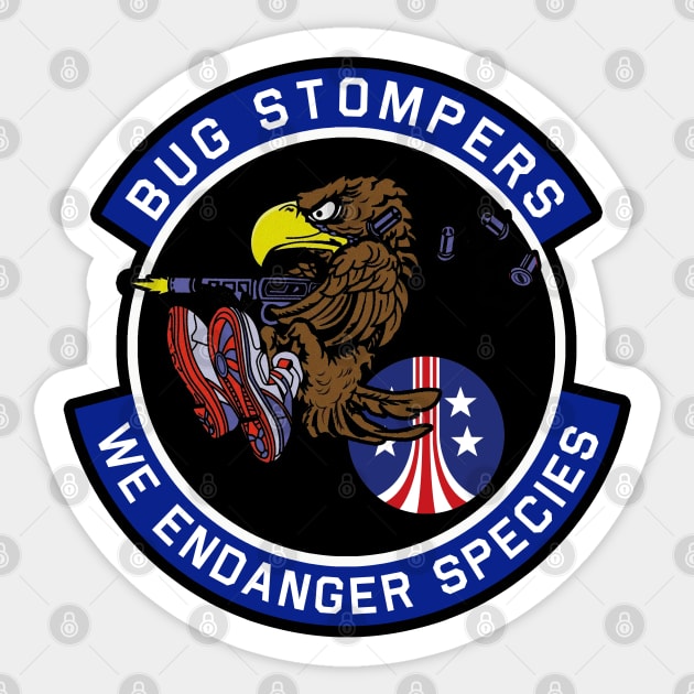 Bug Stomper Patch Sticker by PopCultureShirts